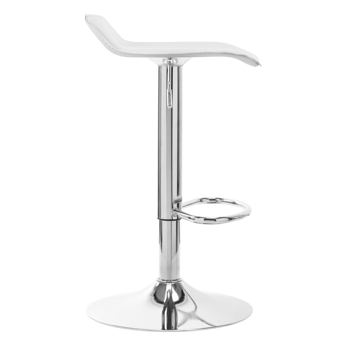 4Rico Sgabello QS-B08 in Ecopelle - Bianco