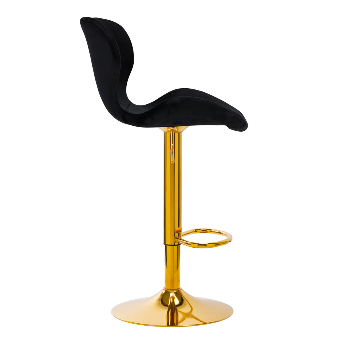 4Rico Sgabello QS-B15 in Velluto - Nero