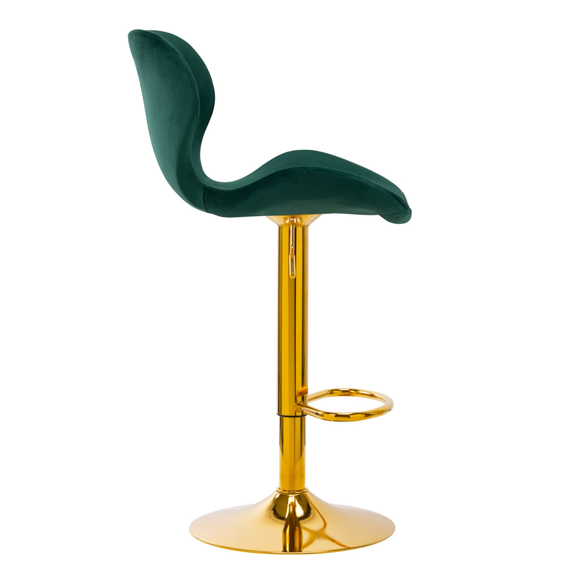 4Rico Sgabello QS-B15 in Velluto - Verde