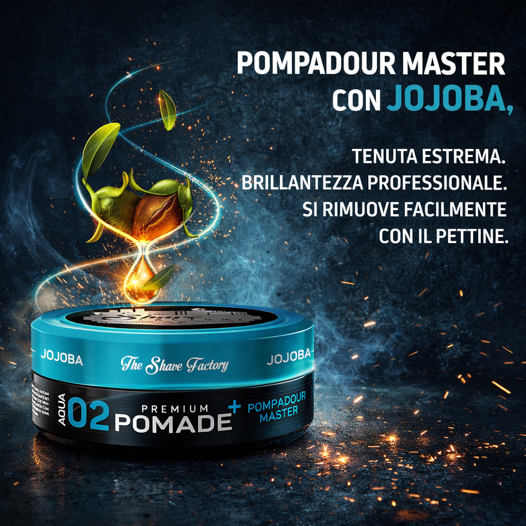 The Shave Factory Premium Pomade 150ml - 02 Pompadour Master