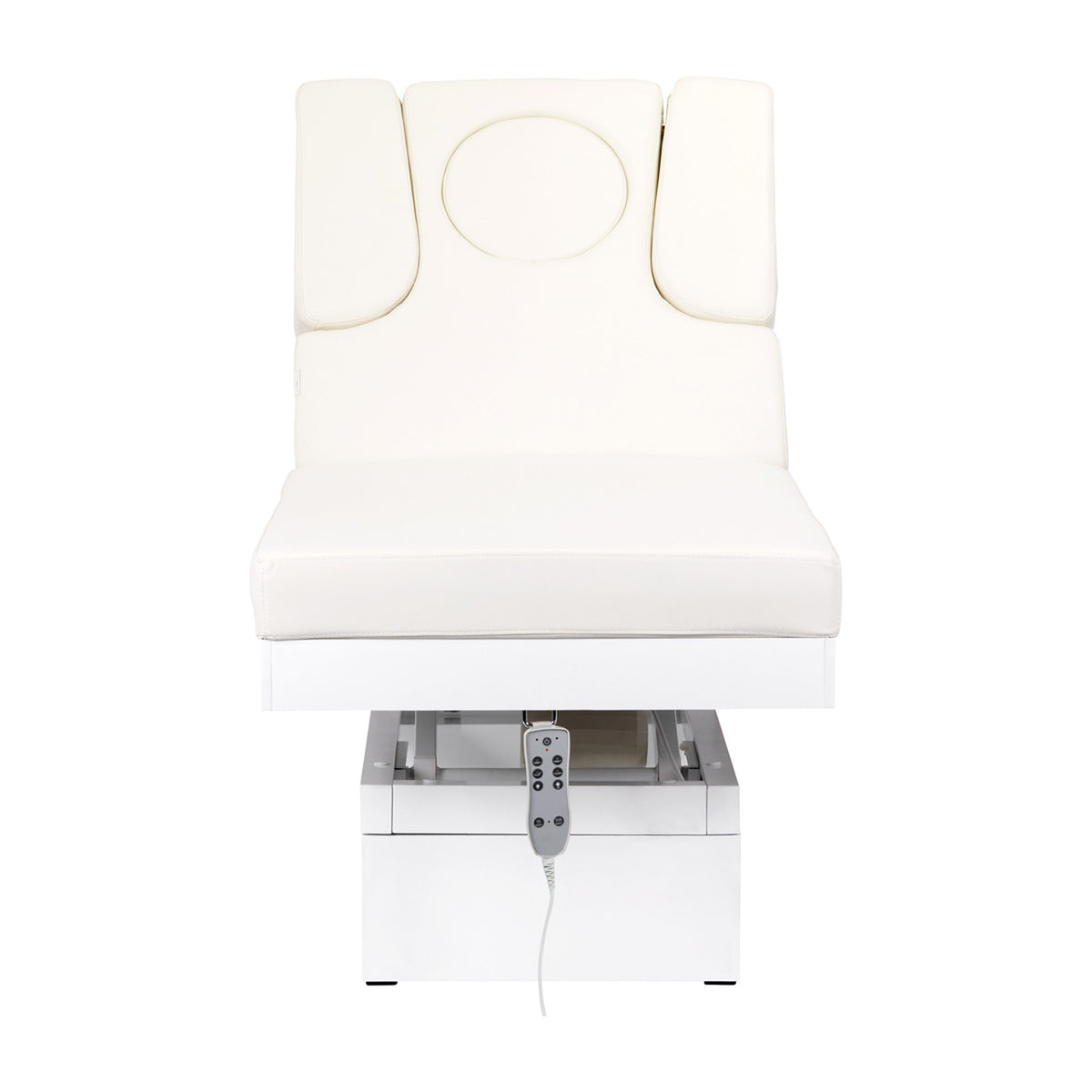 Azzurro Lettino Massaggio 815B Riscaldato con LED - Bianco