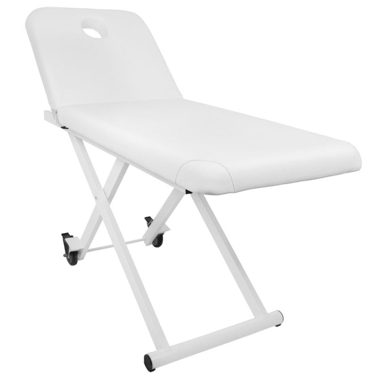 Azzurro Lettino Massaggio Elettrico 329E - Bianco