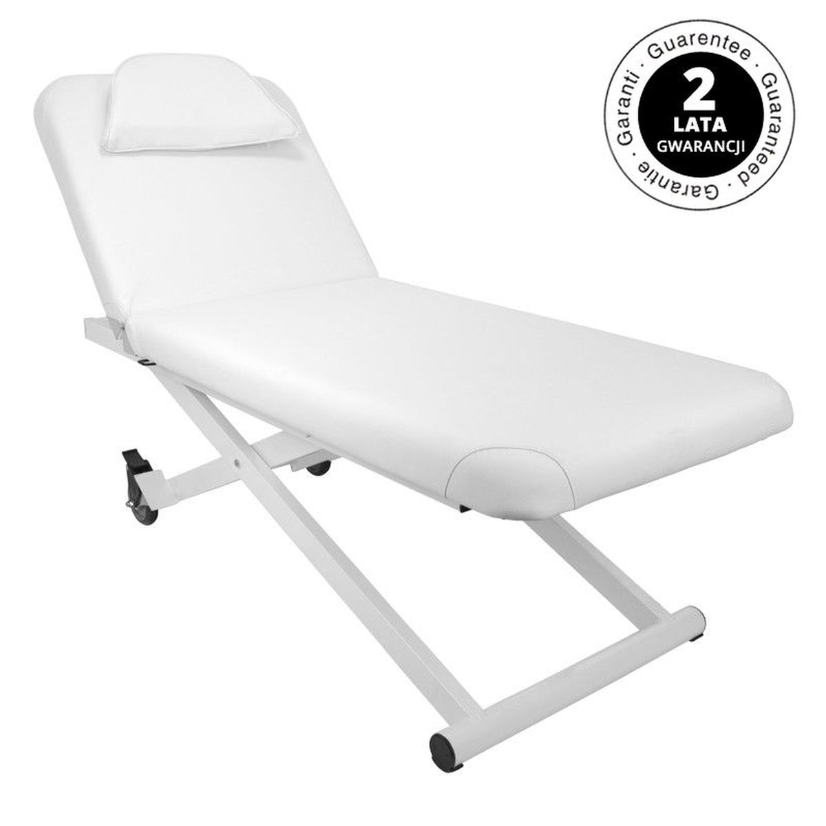 Azzurro Lettino Massaggio Elettrico 329E - Bianco