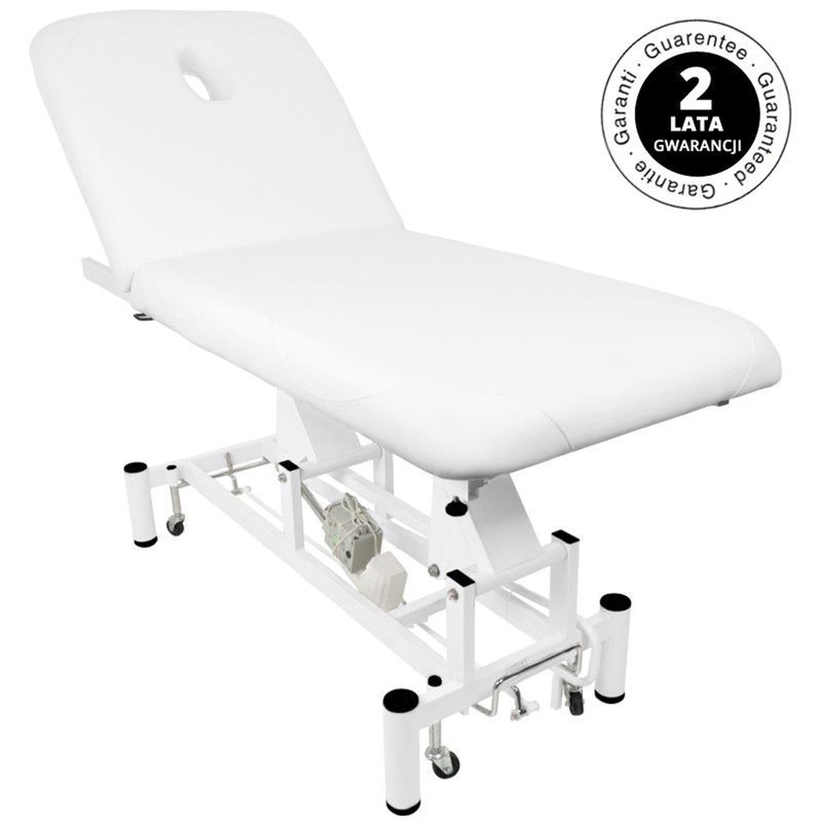 Azzurro Lettino Massaggio Elettrico 684 - Bianco