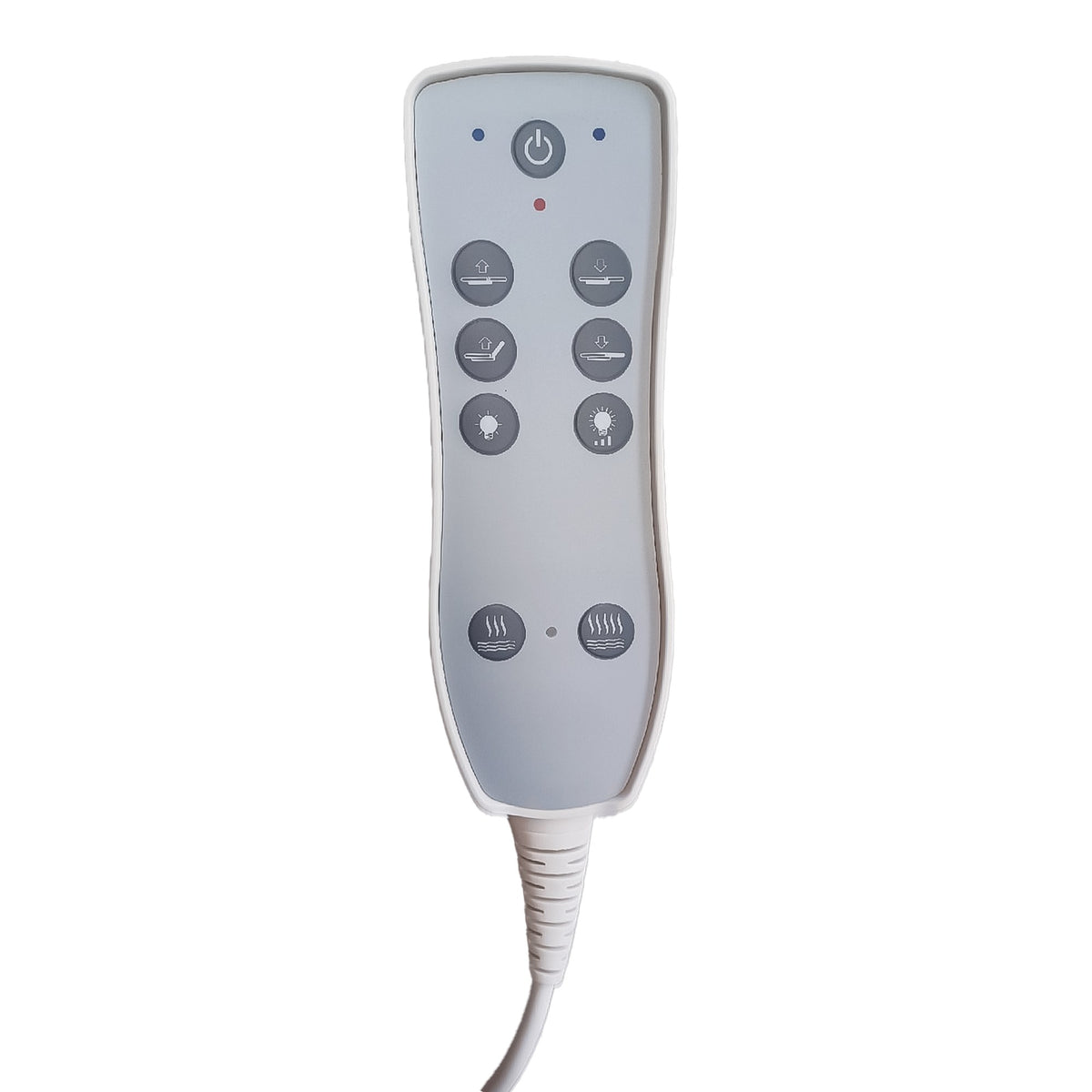 Azzurro Lettino Massaggio Elettrico 815B Riscaldato in Legno - Grigio