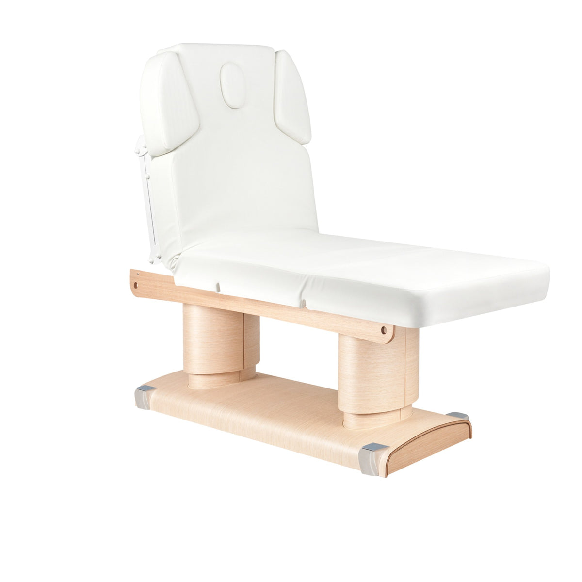 Azzurro Lettino Massaggio Elettrico 838 Riscaldato - Bianco