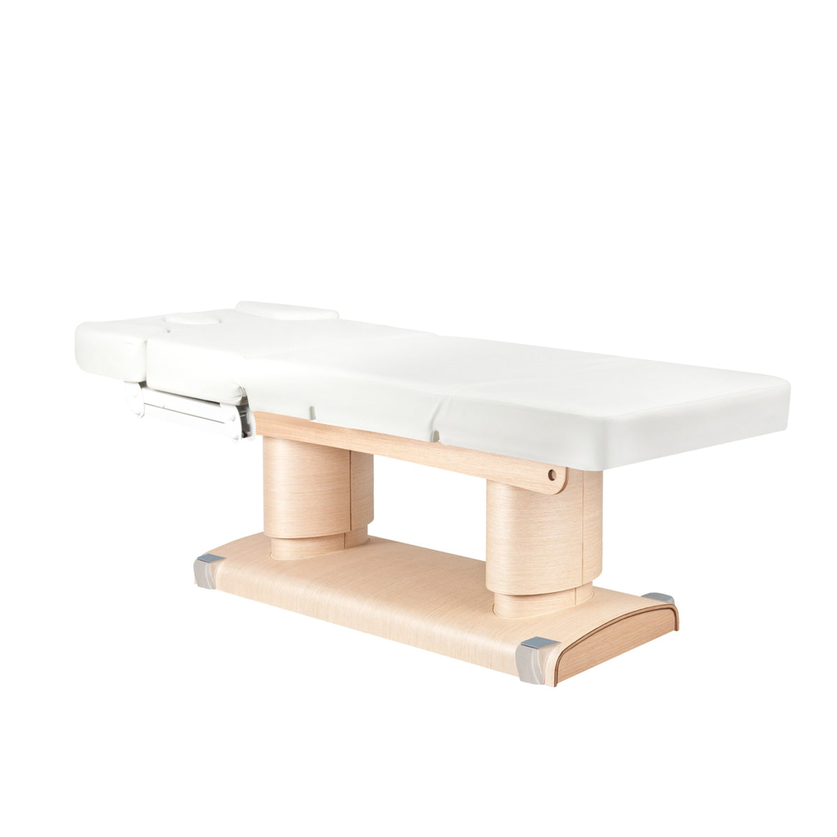 Azzurro Lettino Massaggio Elettrico 838 Riscaldato - Bianco