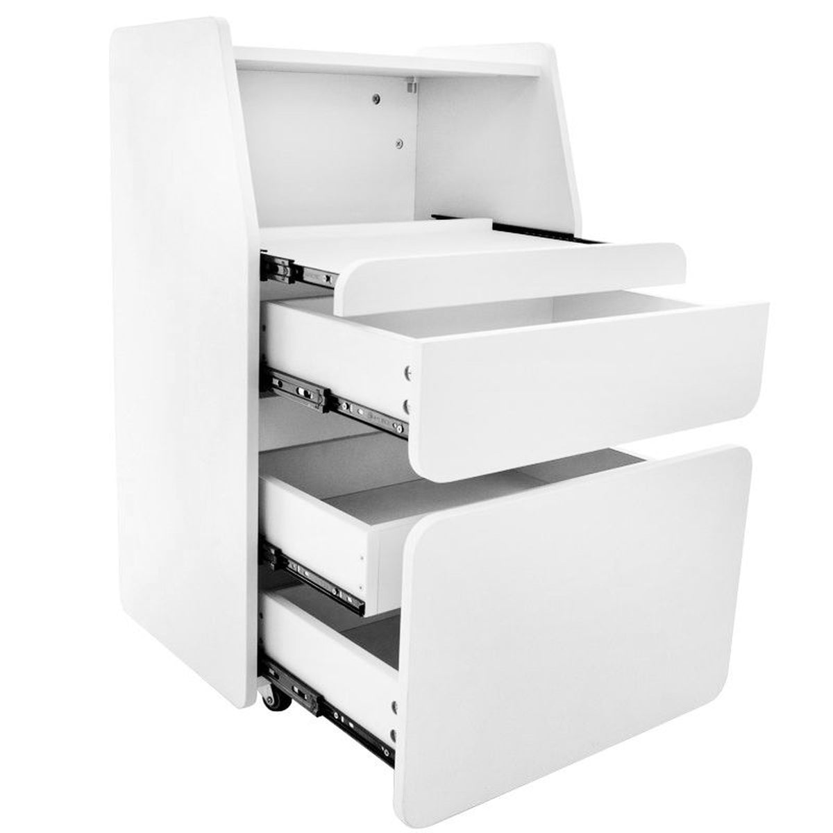 Azzurro Mobiletto per Manicure Midi 970 - Bianco