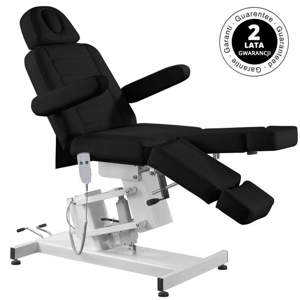 Azzurro Poltrona Lettino Elettrica 706 1 Motore - Nero