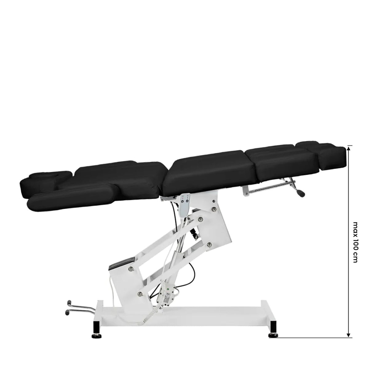 Azzurro Poltrona Lettino Elettrica 706 1 Motore - Nero