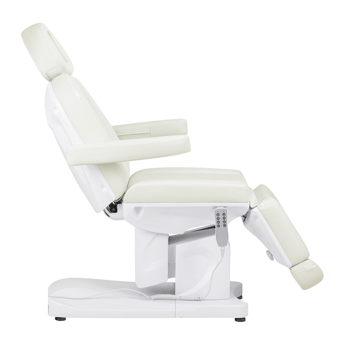 Azzurro Poltrona Lettino Elettrica 708A 4 Motori - Bianco