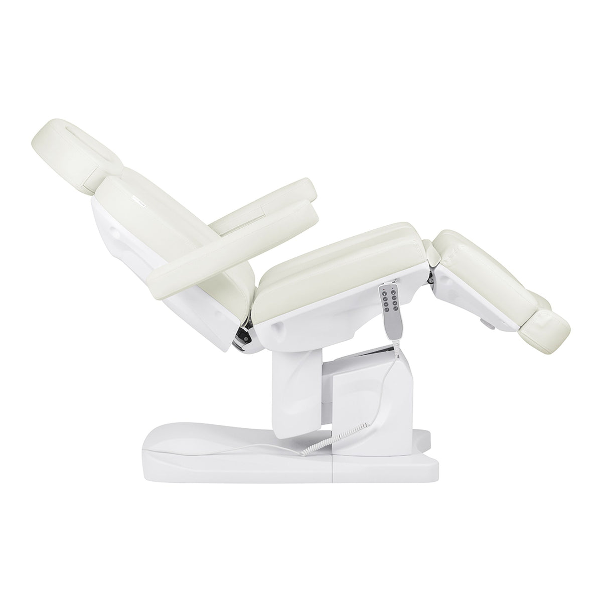 Azzurro Poltrona Lettino Elettrica 708A 4 Motori - Bianco