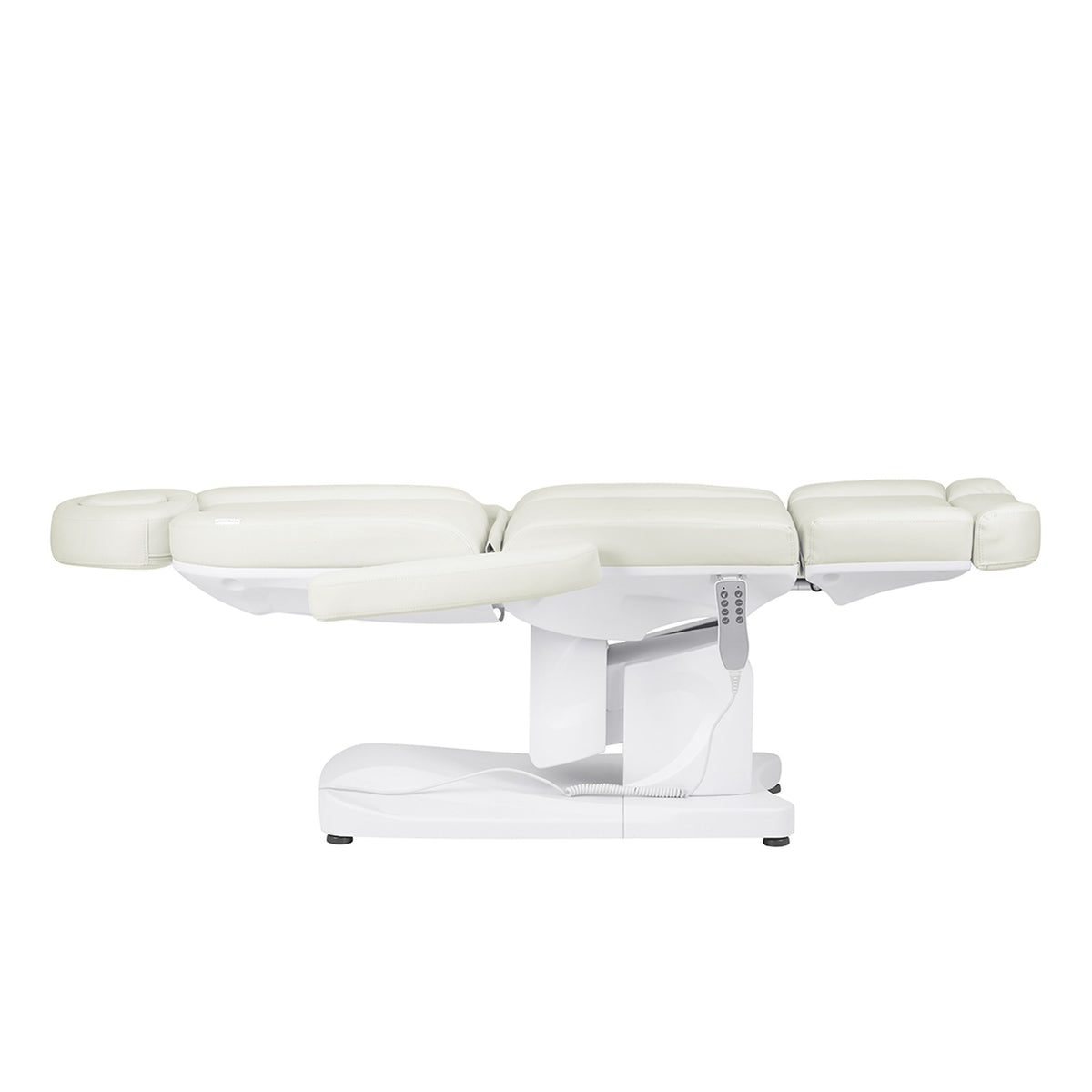 Azzurro Poltrona Lettino Elettrica 708A 4 Motori - Bianco
