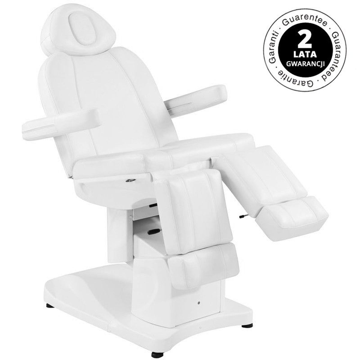 Azzurro Poltrona Lettino Elettrica 708AS 3 Motori - Bianco