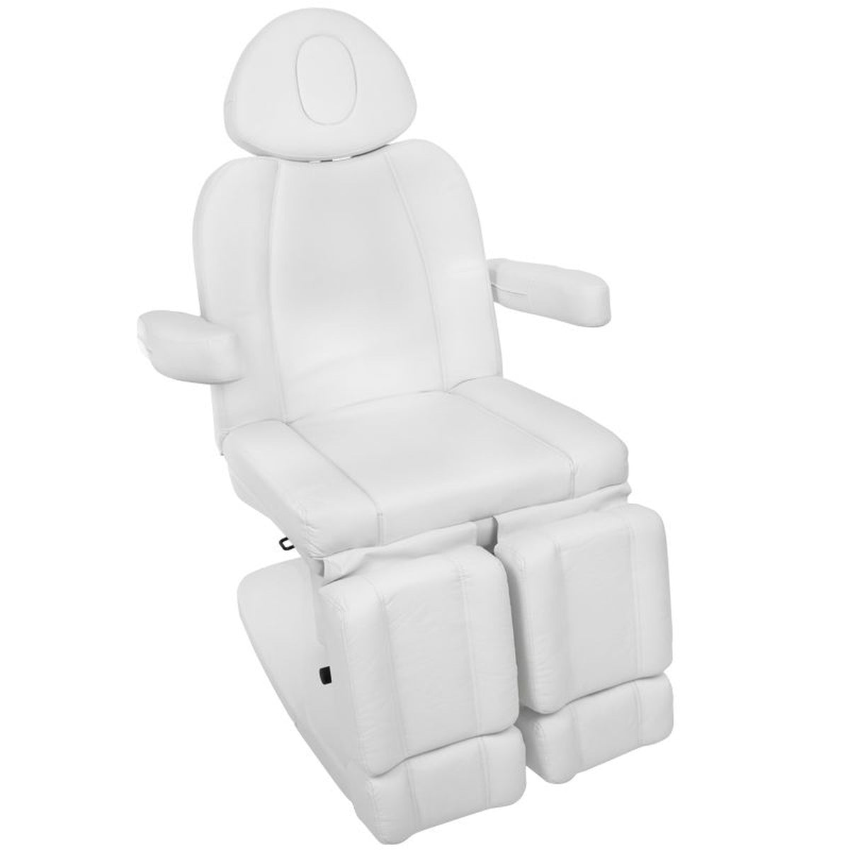 Azzurro Poltrona Lettino Elettrica 708AS 3 Motori - Bianco
