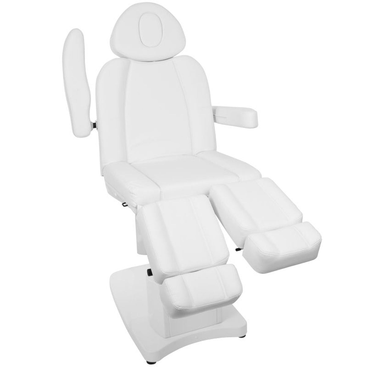 Azzurro Poltrona Lettino Elettrica 708AS 3 Motori - Bianco