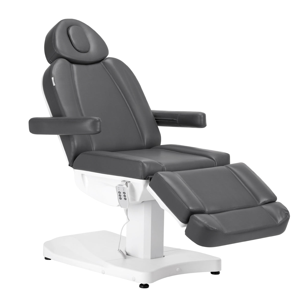 Azzurro Poltrona Lettino Elettrica 803D 3 Motori - Grigio