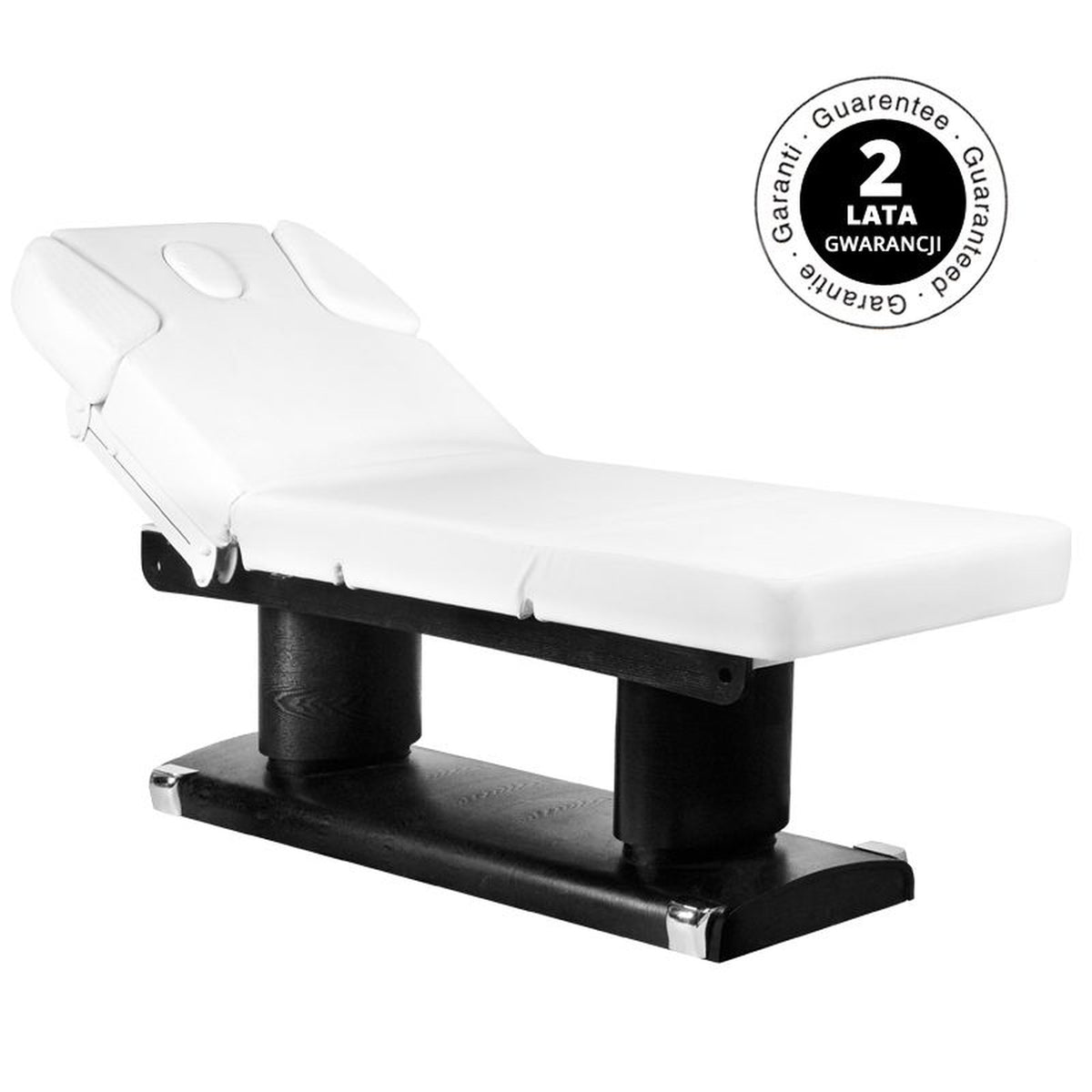 Azzurro Poltrona Lettino Elettrica 838 4 Motori - Nero Bianco
