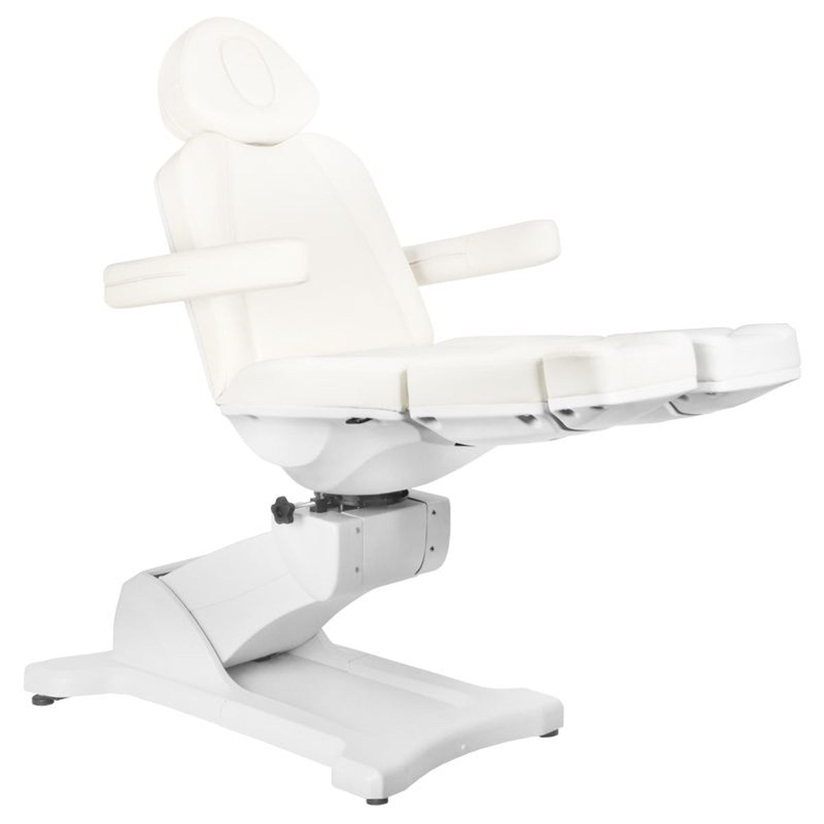 Azzurro Poltrona Lettino Elettrica 869AS Girevole - Bianco