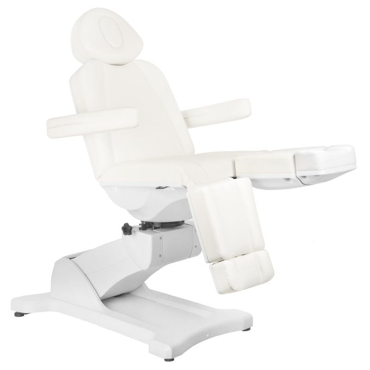 Azzurro Poltrona Lettino Elettrica 869AS Girevole - Bianco