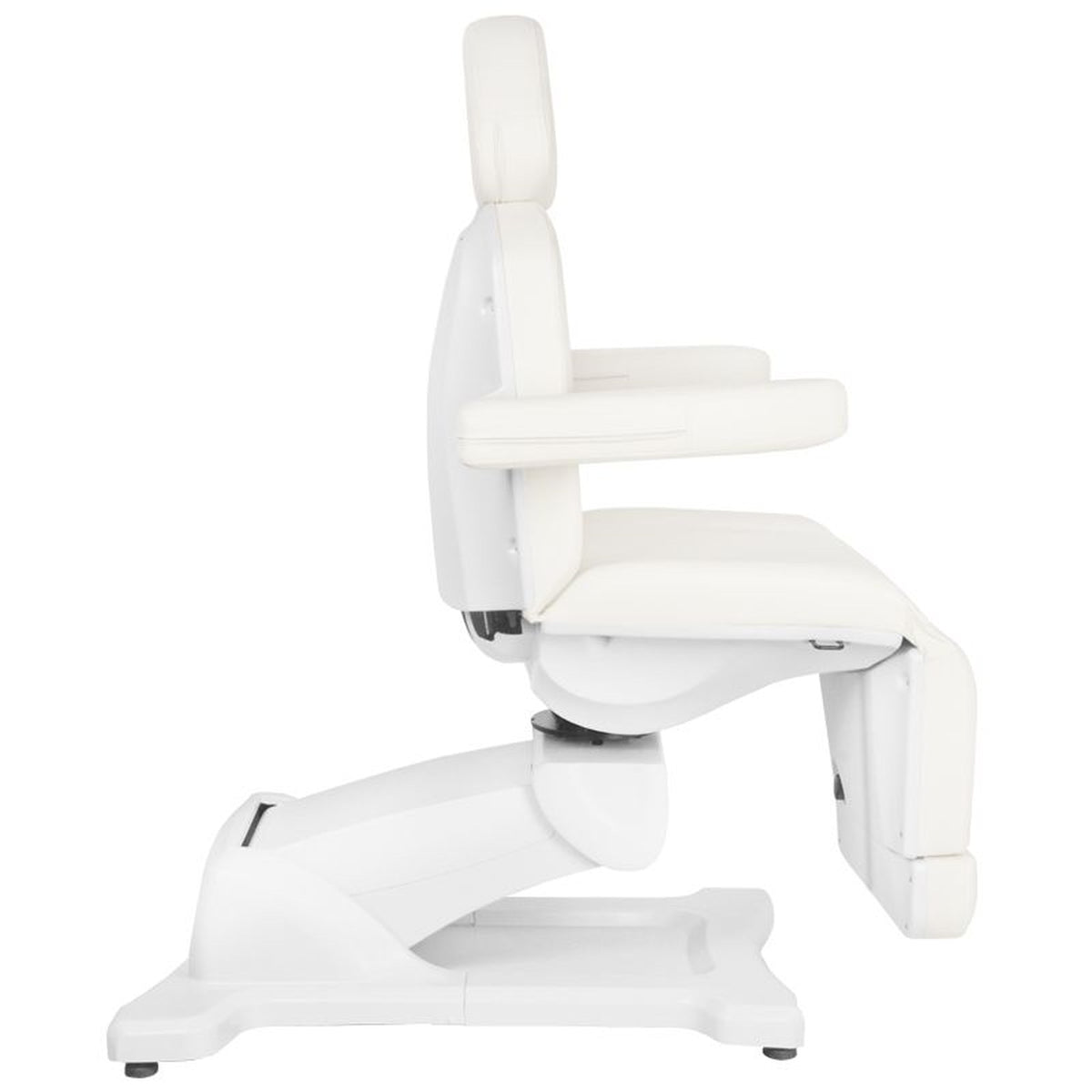 Azzurro Poltrona Lettino Elettrica 869AS Girevole - Bianco