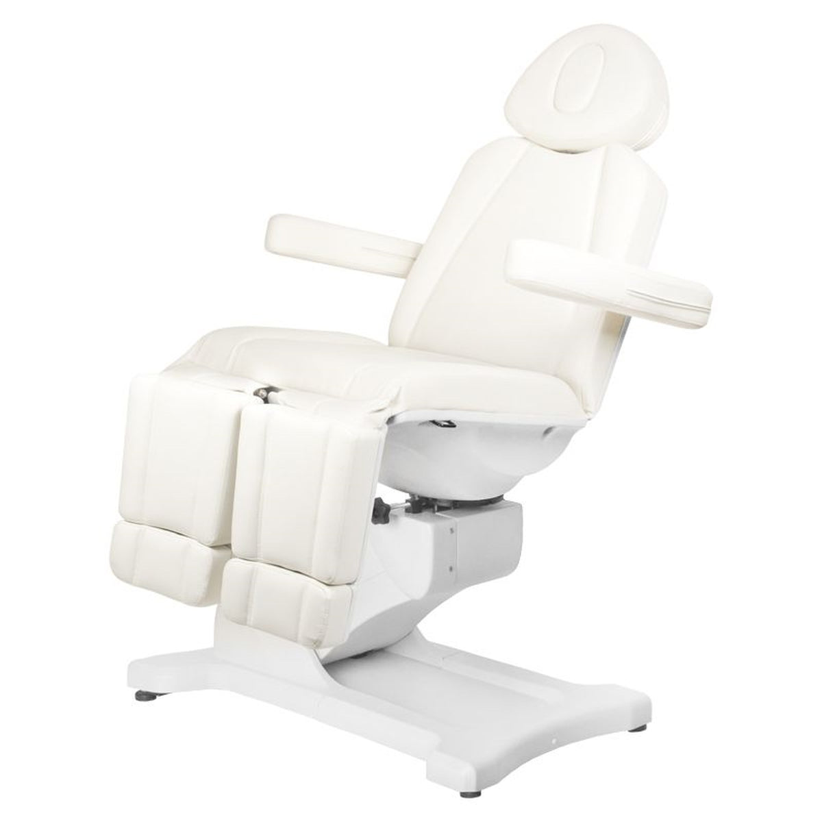 Azzurro Poltrona Lettino Elettrica 869AS Girevole - Bianco