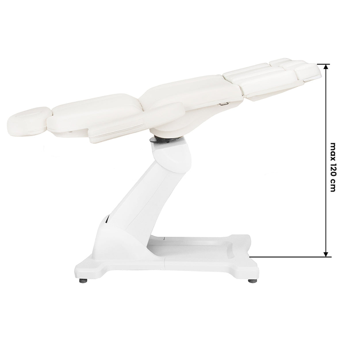 Azzurro Poltrona Lettino Elettrica 869AS Girevole - Bianco
