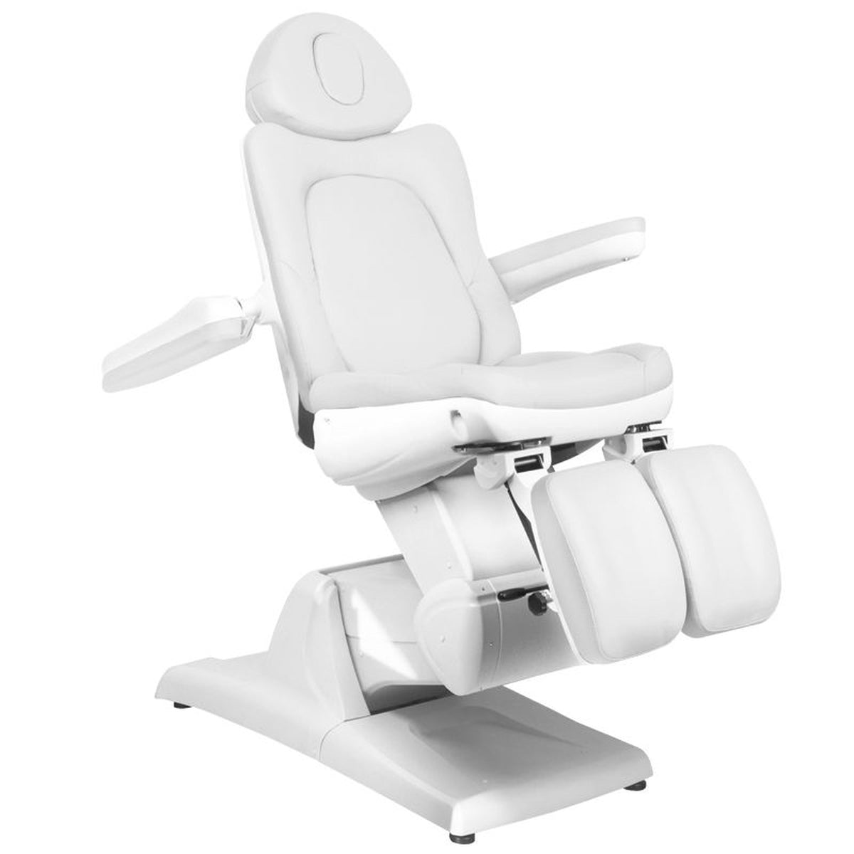 Azzurro Poltrona Lettino Elettrica 870S 3 Motori - Bianco