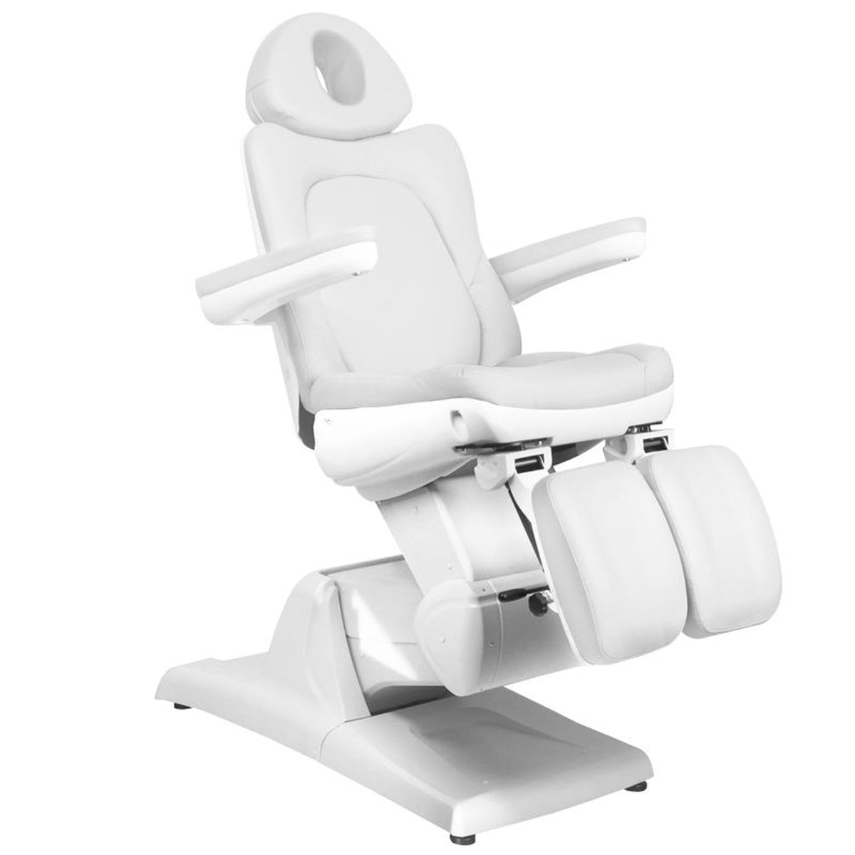 Azzurro Poltrona Lettino Elettrica 870S 3 Motori - Bianco