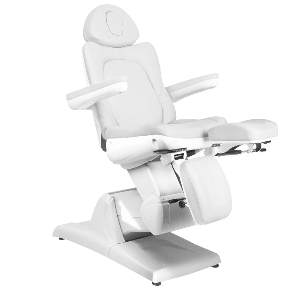 Azzurro Poltrona Lettino Elettrica 870S 3 Motori - Bianco