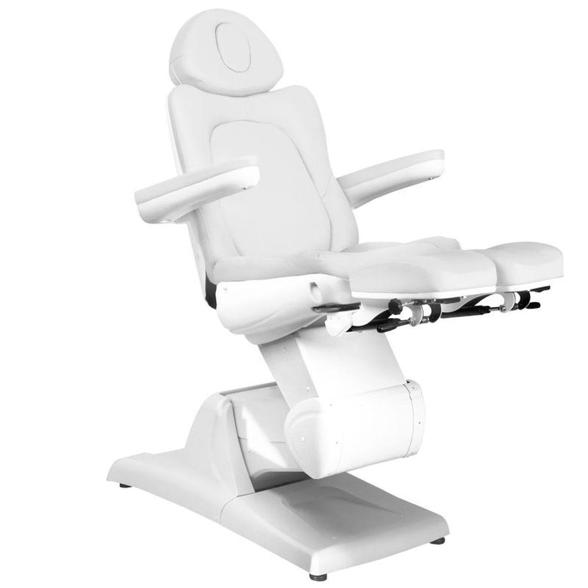 Azzurro Poltrona Lettino Elettrica 870S 3 Motori - Bianco