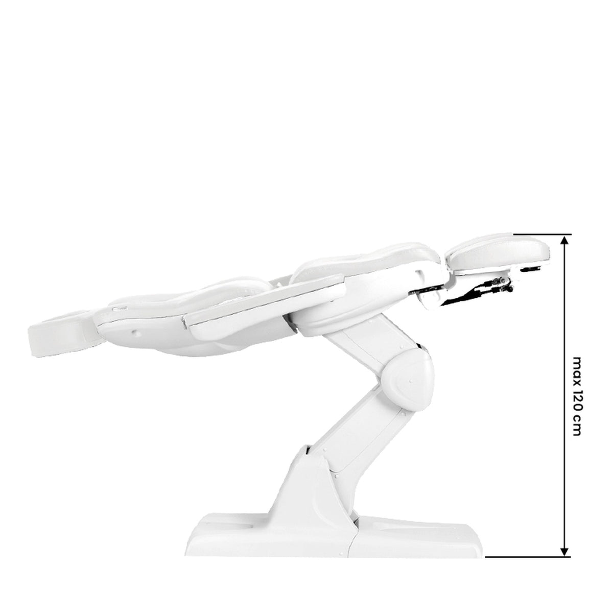 Azzurro Poltrona Lettino Elettrica 870S 3 Motori - Bianco