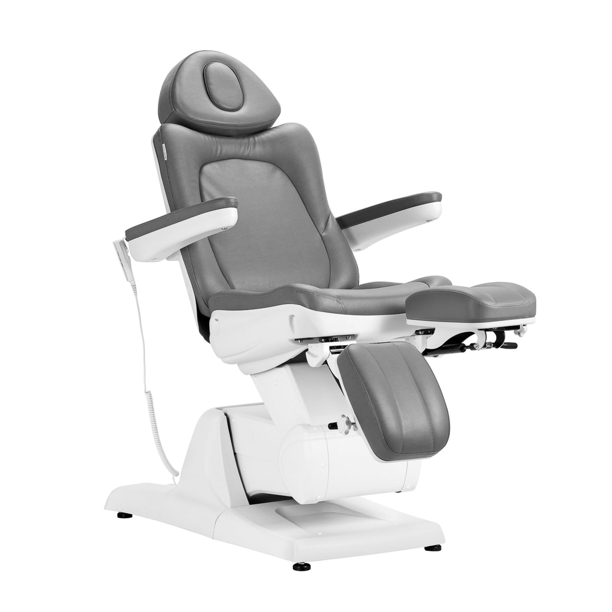 Azzurro Poltrona Lettino Elettrica 870S 3 Motori - Grigio