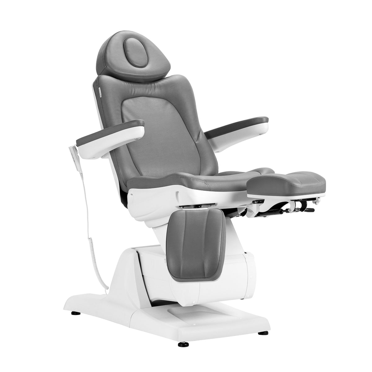 Azzurro Poltrona Lettino Elettrica 870S 3 Motori - Grigio