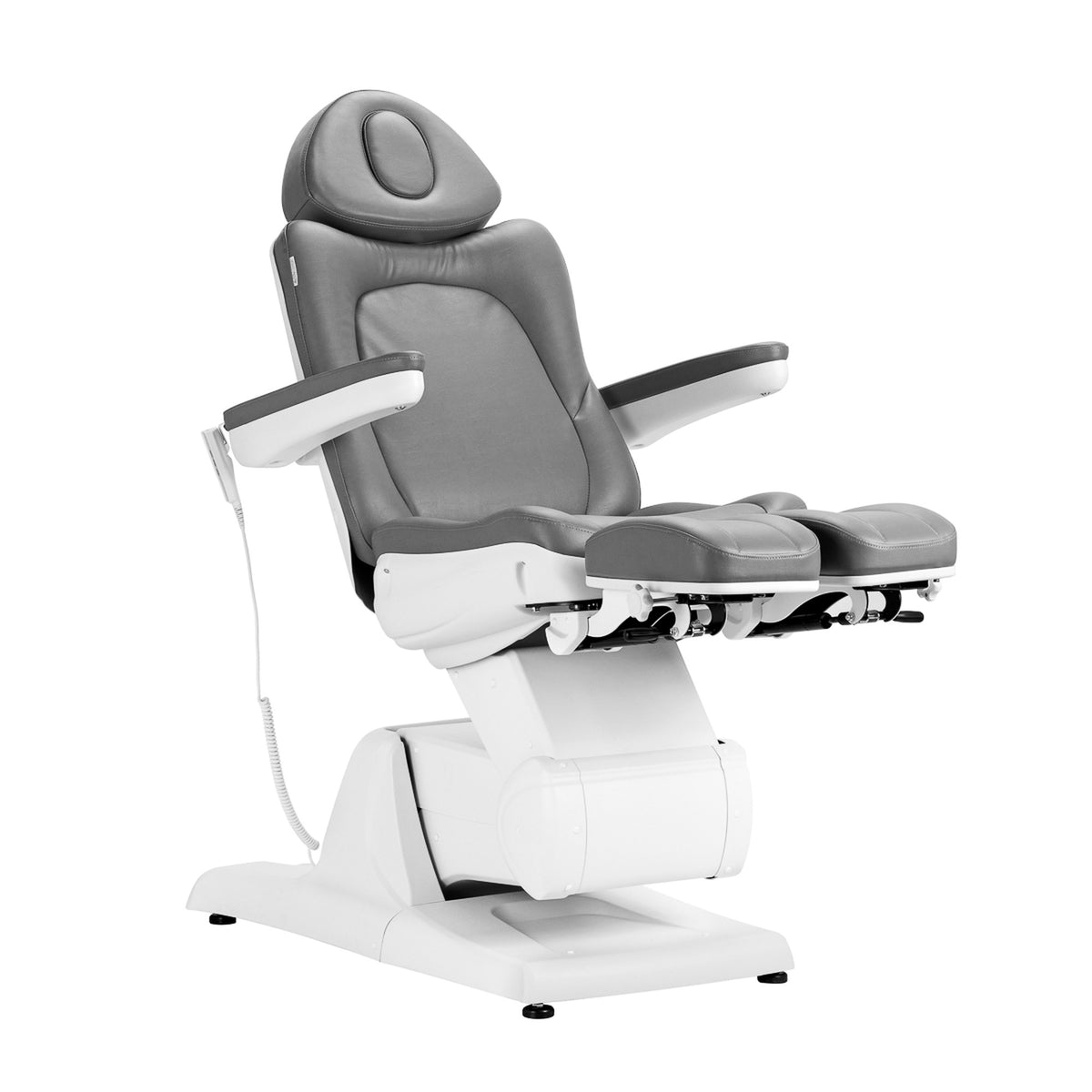 Azzurro Poltrona Lettino Elettrica 870S 3 Motori - Grigio