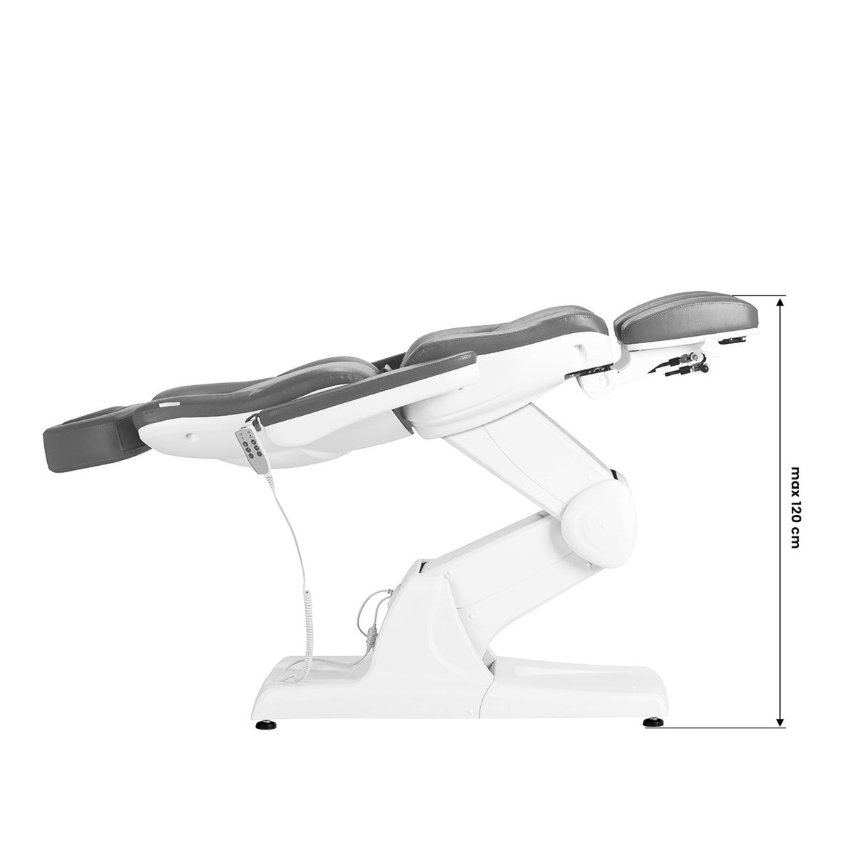 Azzurro Poltrona Lettino Elettrica 870S 3 Motori - Grigio