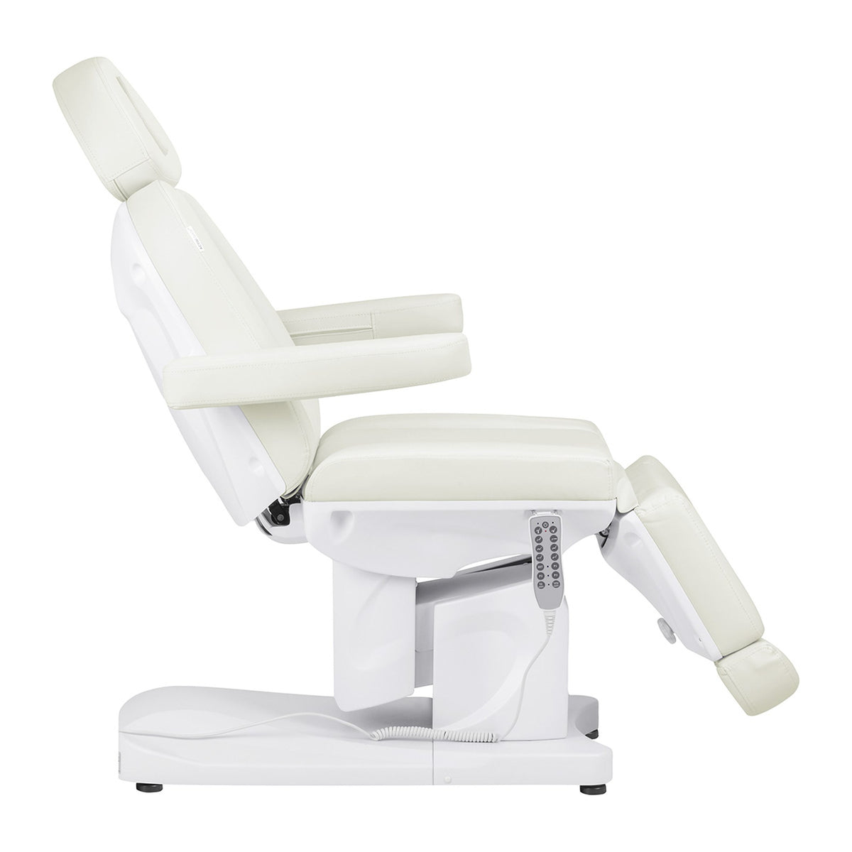 Azzurro Poltrona Lettino Elettrica Riscaldata 708A 4 Motori - Bianco