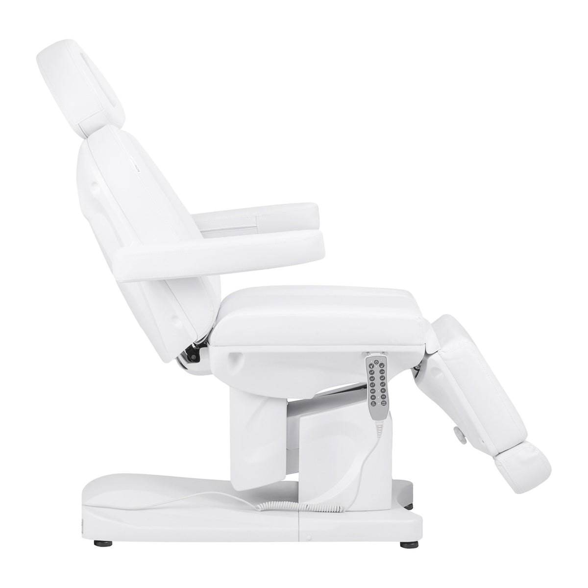 Azzurro Poltrona Lettino Elettrica Riscaldata 708A 4 Motori - Bianco