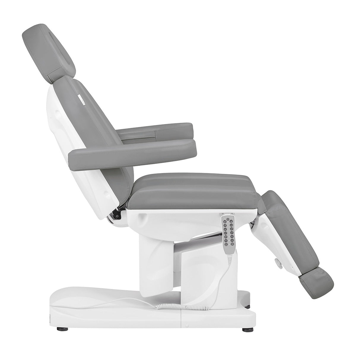 Azzurro Poltrona Lettino Elettrica Riscaldata 708A 4 Motori - Grigio