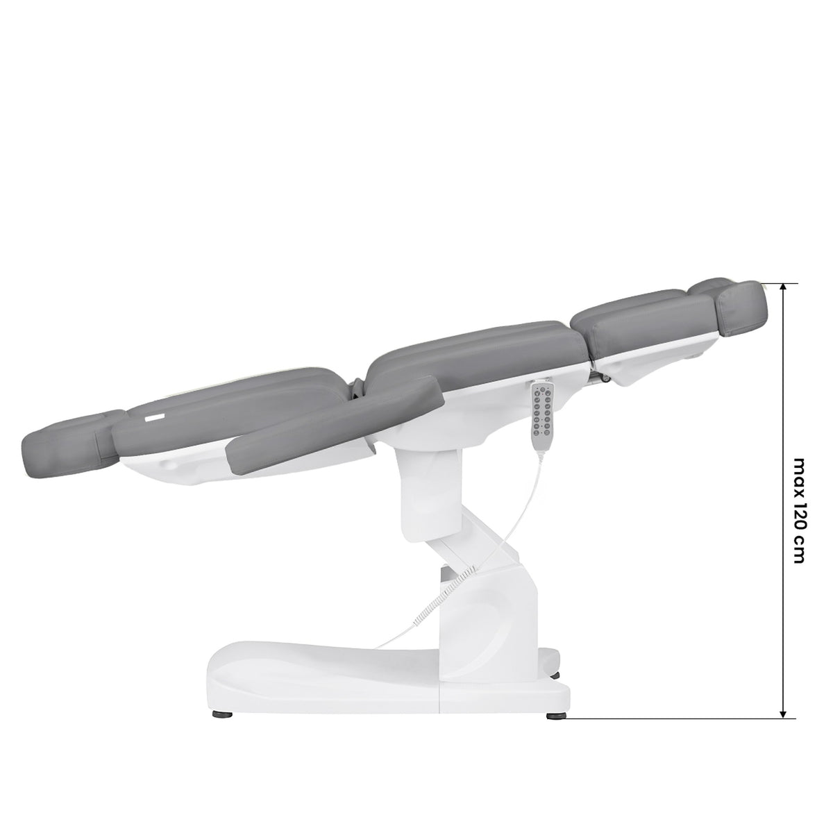 Azzurro Poltrona Lettino Elettrica Riscaldata 708A 4 Motori - Grigio