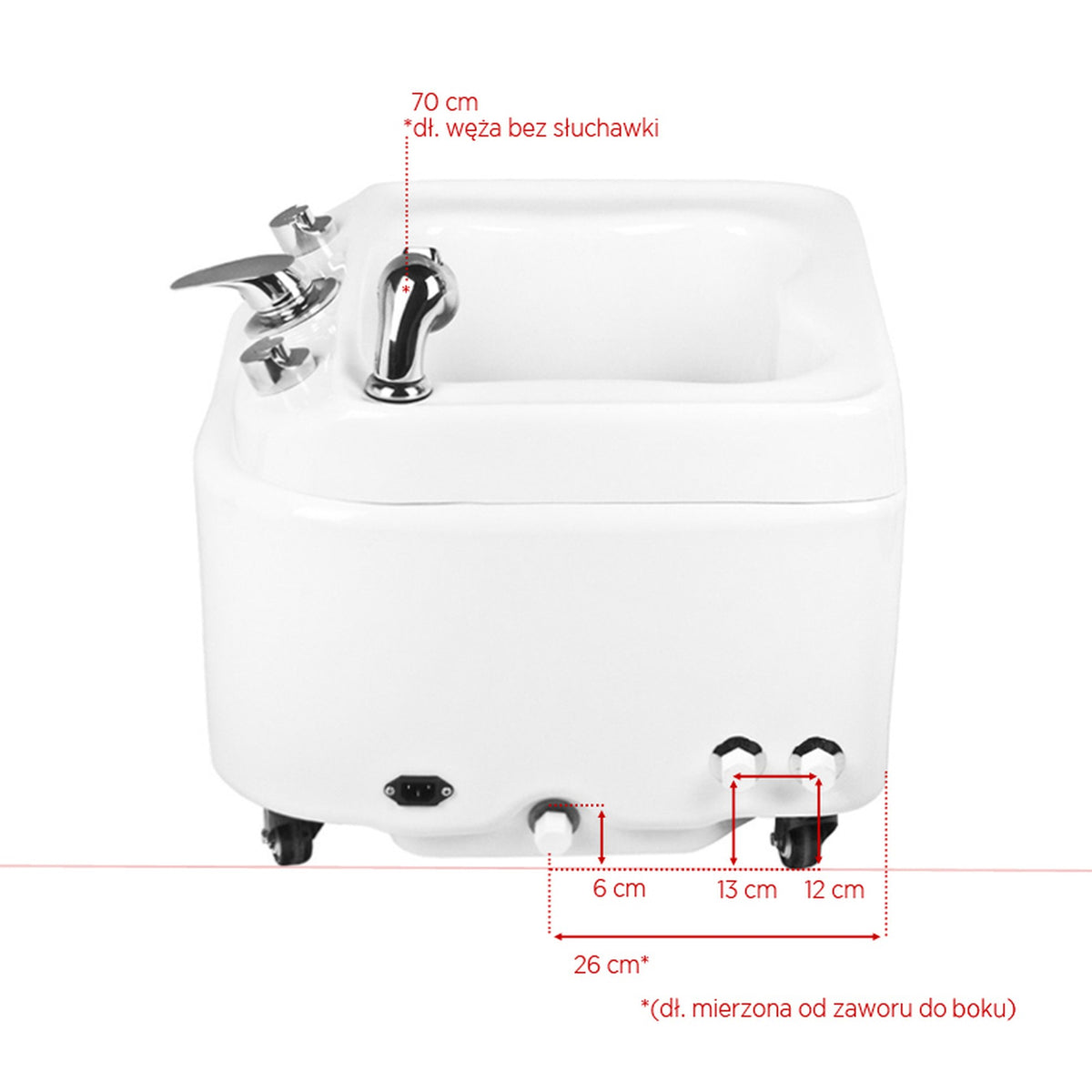 Azzurro Vaschetta con Idromassaggio A023 per Pedicure