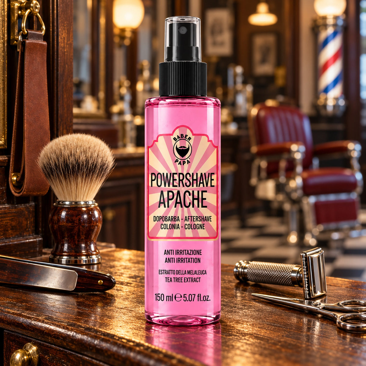 Barbapapà PowerShave Dopobarba Colonia 150ml - Apache