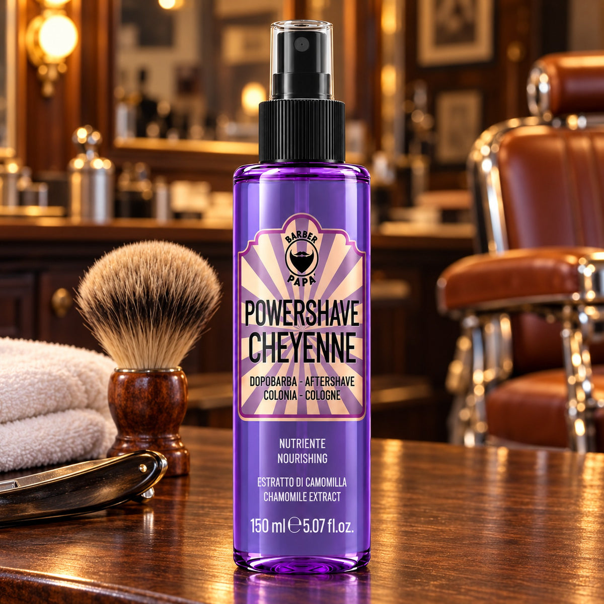 Barbapapà PowerShave Dopobarba Colonia 150ml - Cheyenne