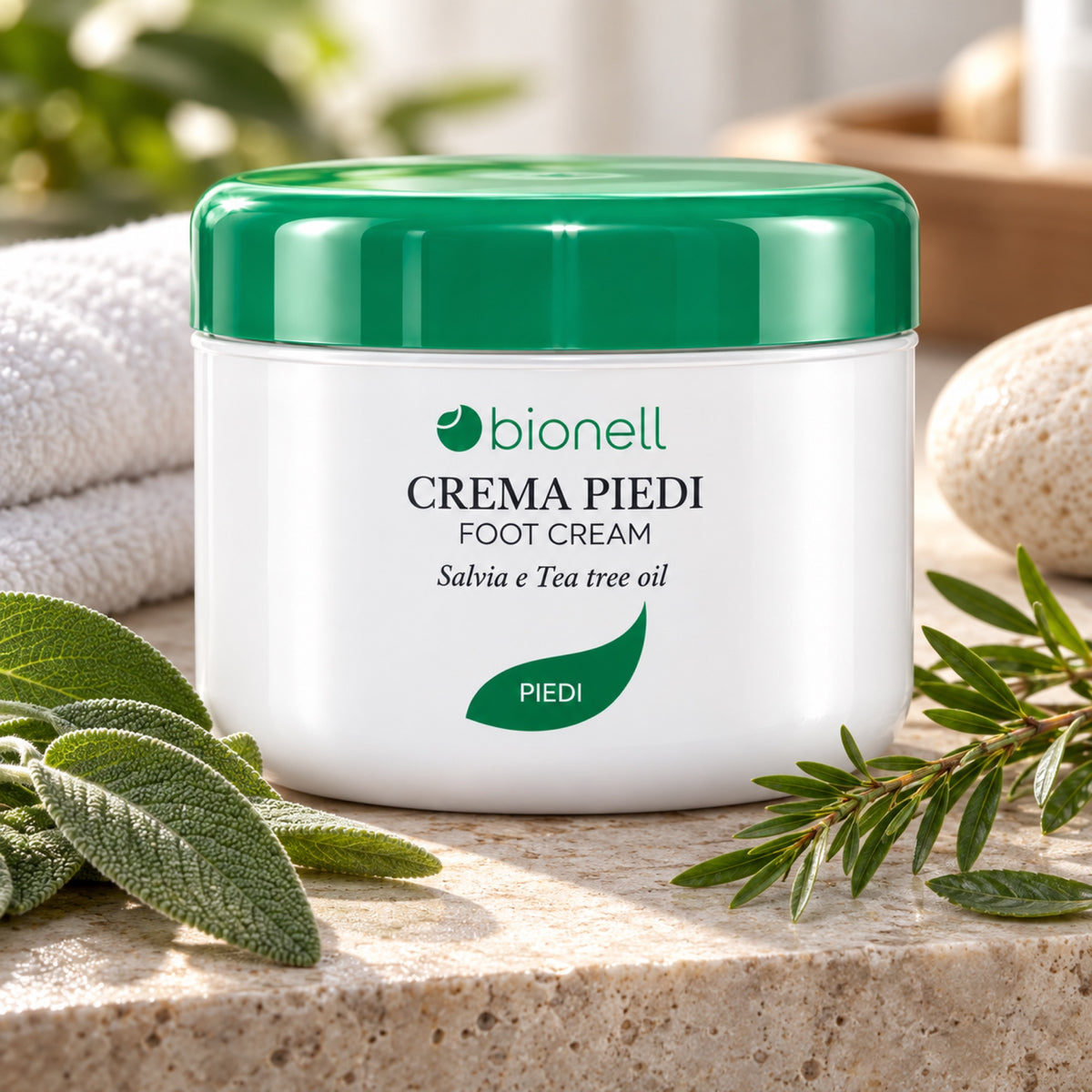 Bionell Crema Piedi con Salvia e Tea Tree - 500ml