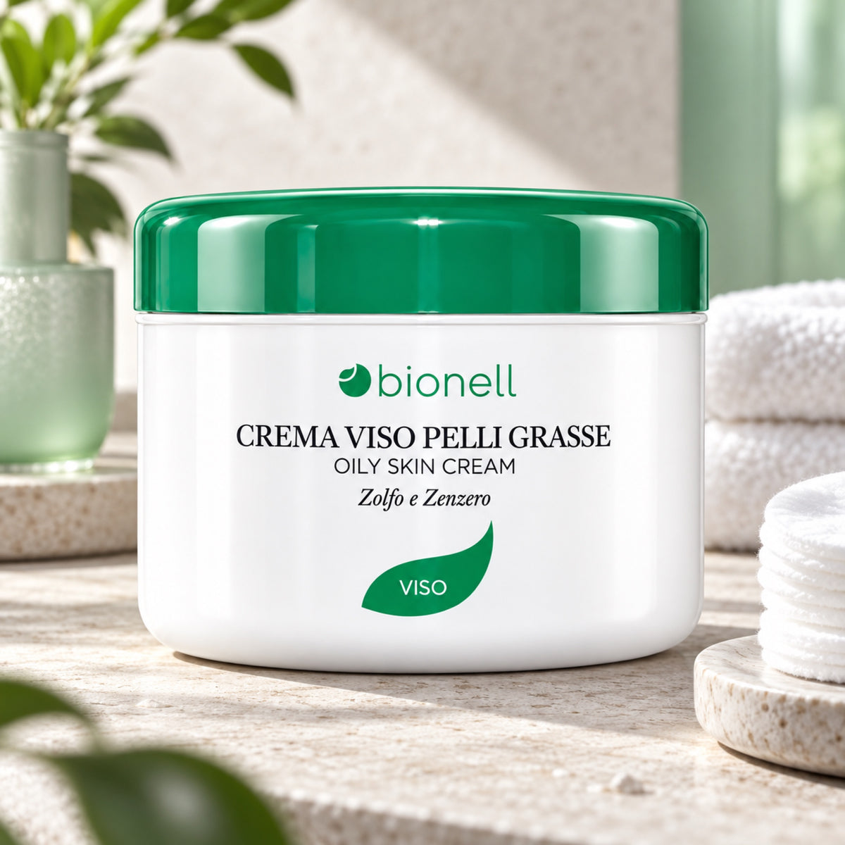 Bionell Crema Viso Pelli Grasse - 500ml