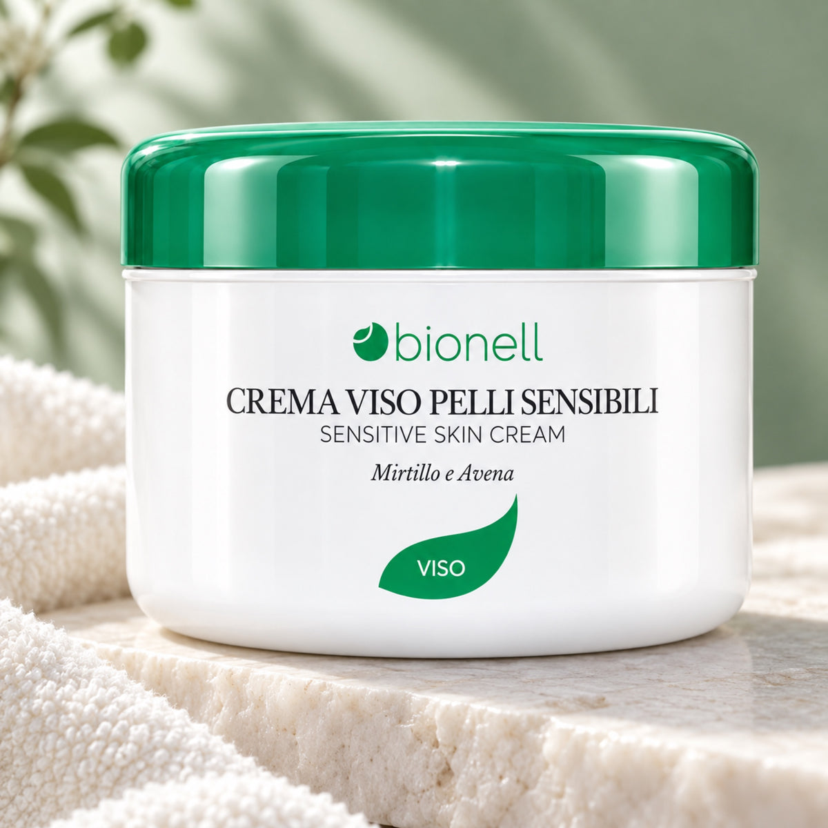 Bionell Crema Viso Pelli Sensibili - 500ml