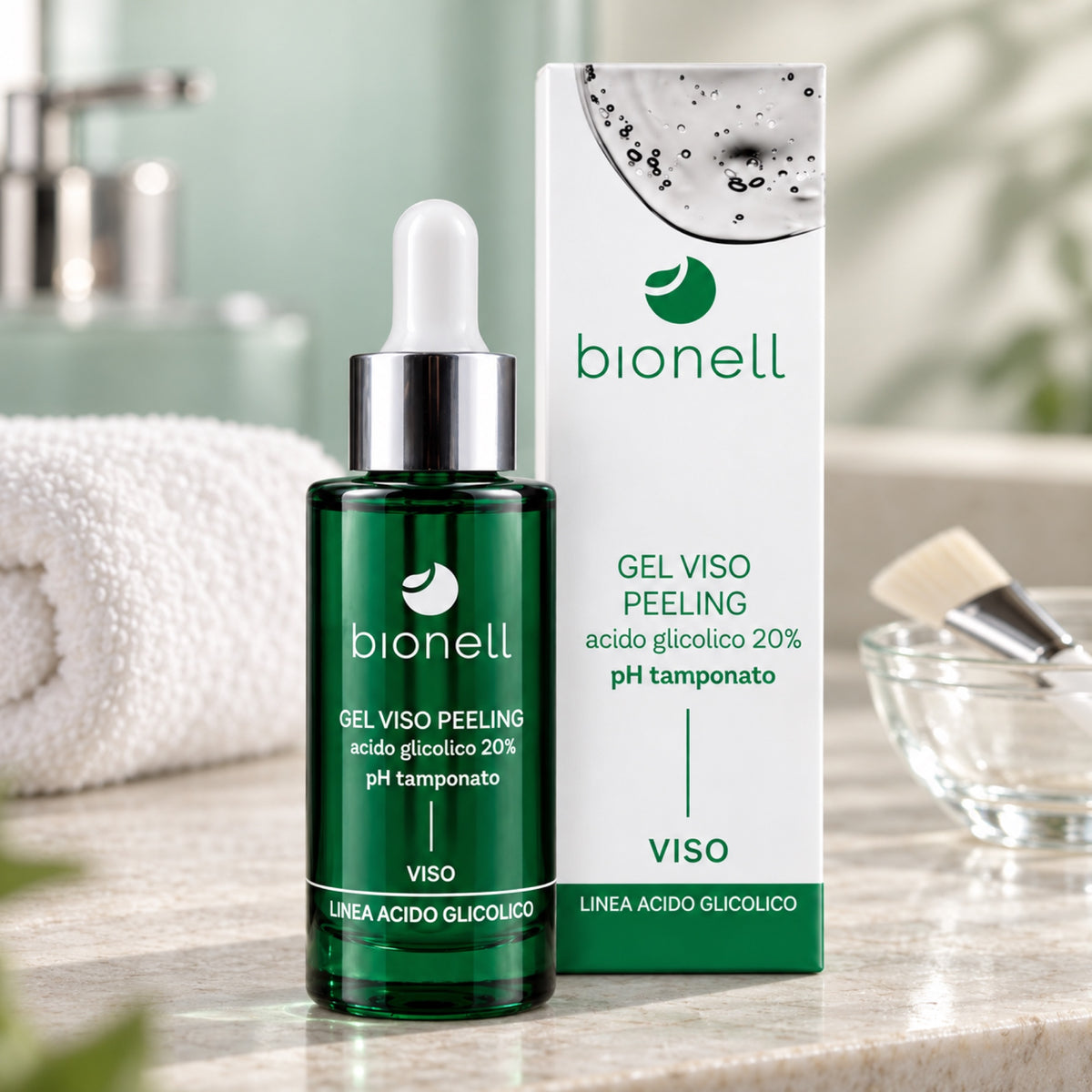 Bionell Gel Viso Peeling Acido Glicolico 20% - 50ml