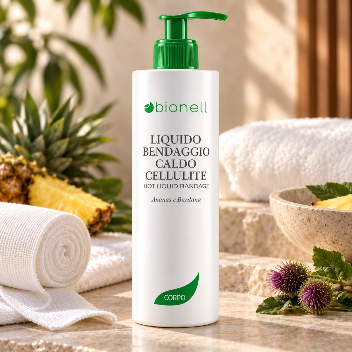 Bionell Liquido Bendaggio Cellulite Caldo - 500ml