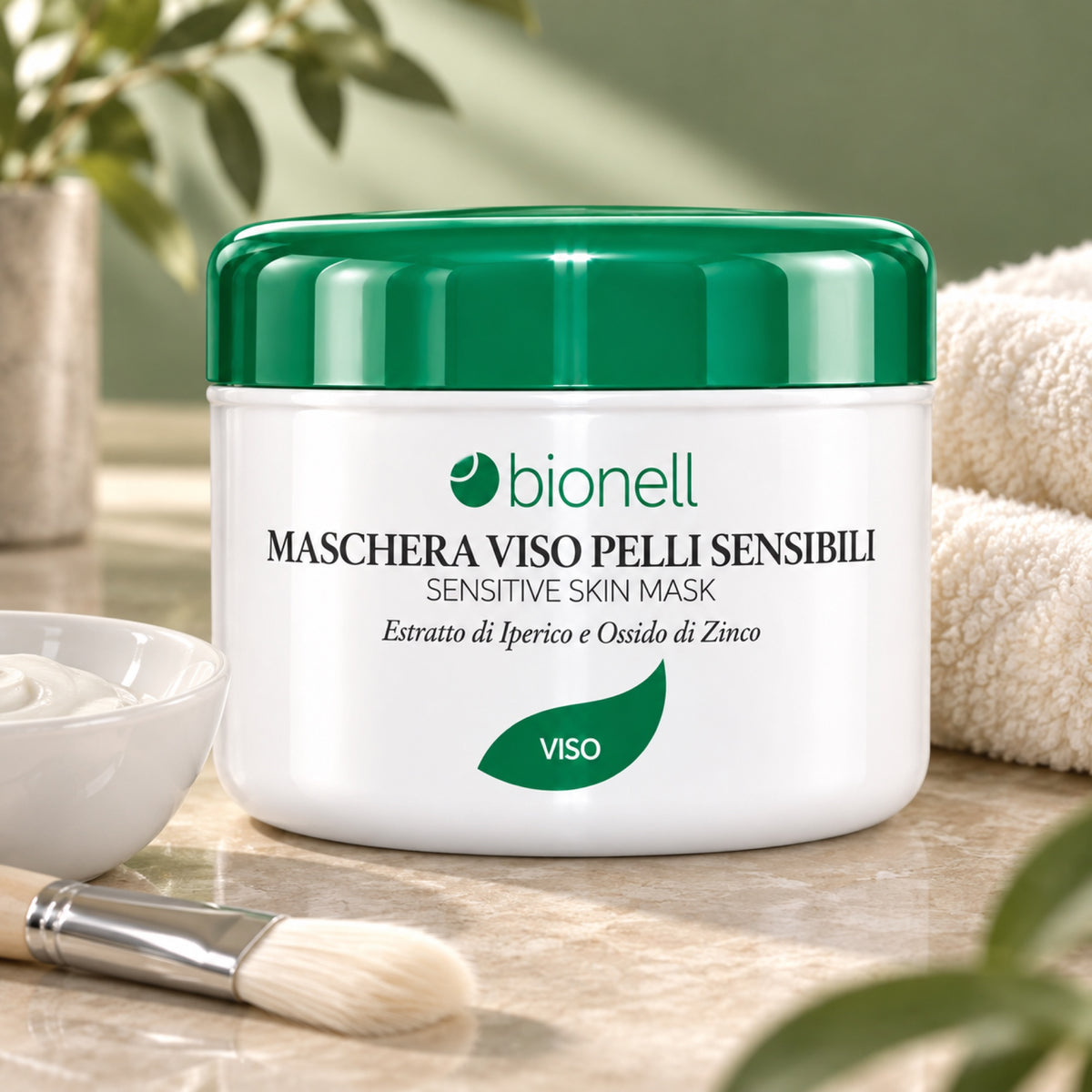 Bionell Maschera Viso Pelli Sensibili - 500ml