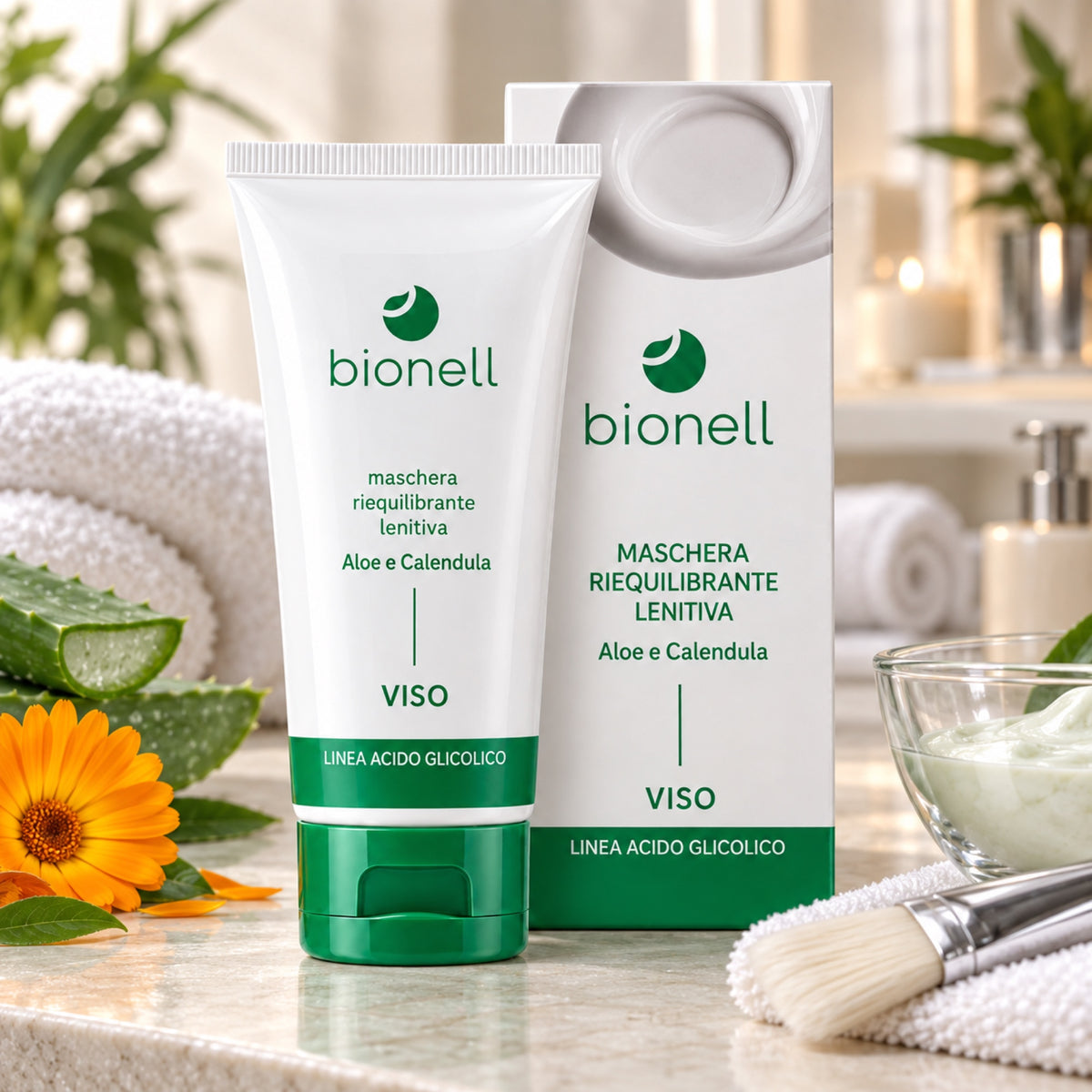 Bionell Maschera Viso Riequilibrante Lenitiva - 100ml